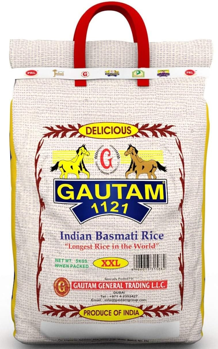 Gautam 1121 Indian Basmati Rice XXL (5KG)